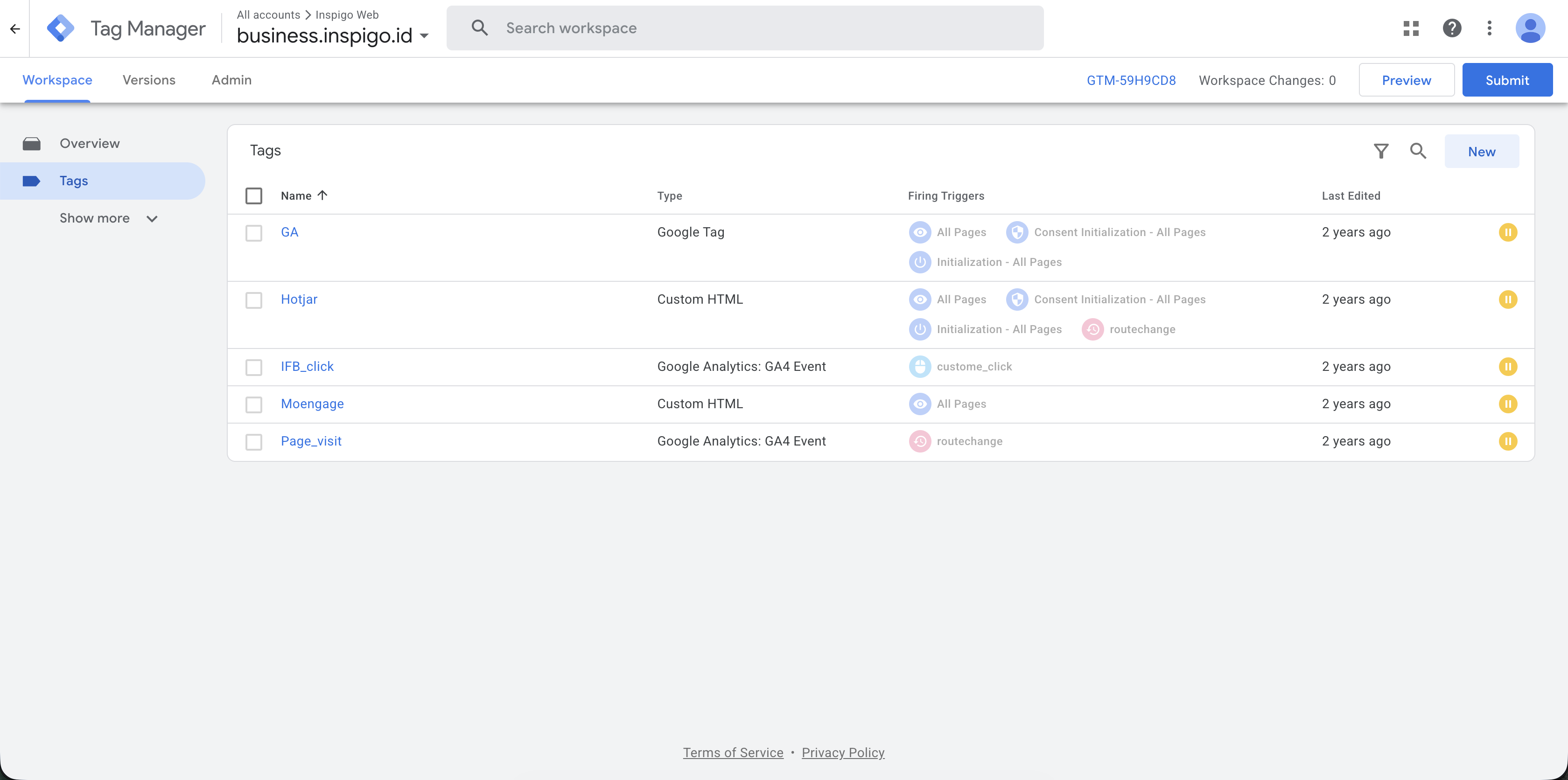 Analytics sample